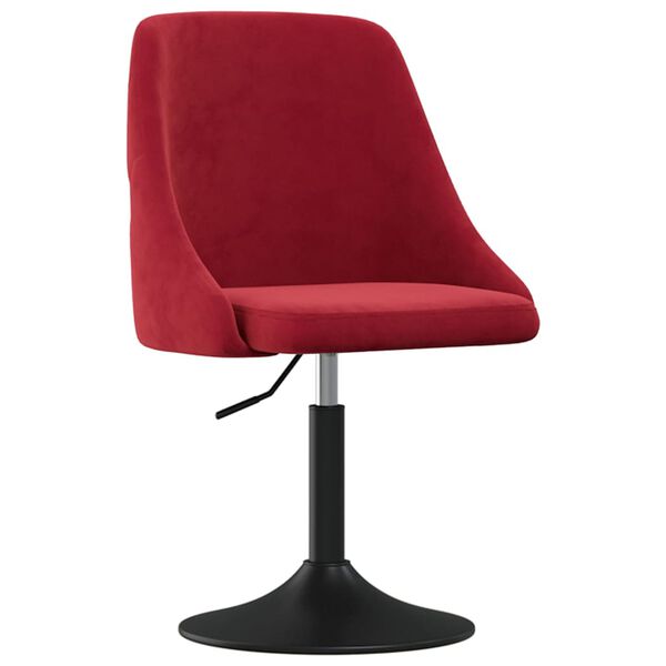 vidaXL Blagovaonske stolice 2 kom crvena boja vina bar&scaron;unaste