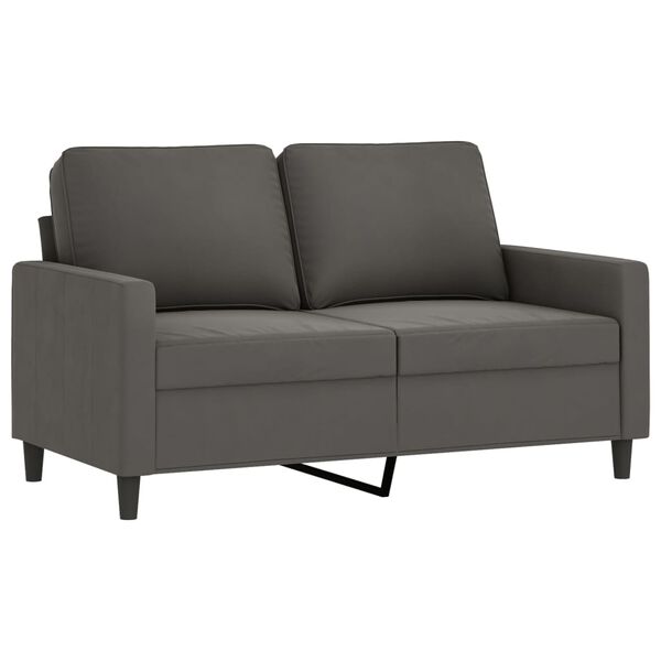 vidaXL 3-dijelni set sofa s jastucima tamnosivi bar&scaron;unasti