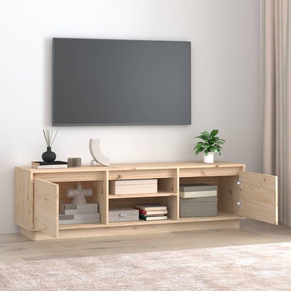 vidaXL TV ormarić 140 x 35 x 40 cm od masivne borovine