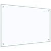 vidaXL Kuhinjska zaštita od prskanja prozirna 90x60 cm kaljeno staklo