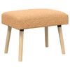 vidaXL klupa Jednobojno Bež 60 x 40 x 45 cm Boucl&eacute;