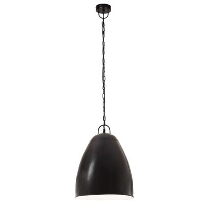 vidaXL Industrijska viseća svjetiljka 25 W crna okrugla 32 cm E27