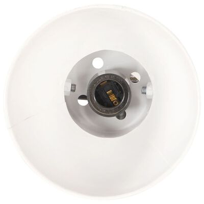 vidaXL Podna svjetiljka s 2 sjenila bijela E27 od lijevanog željeza