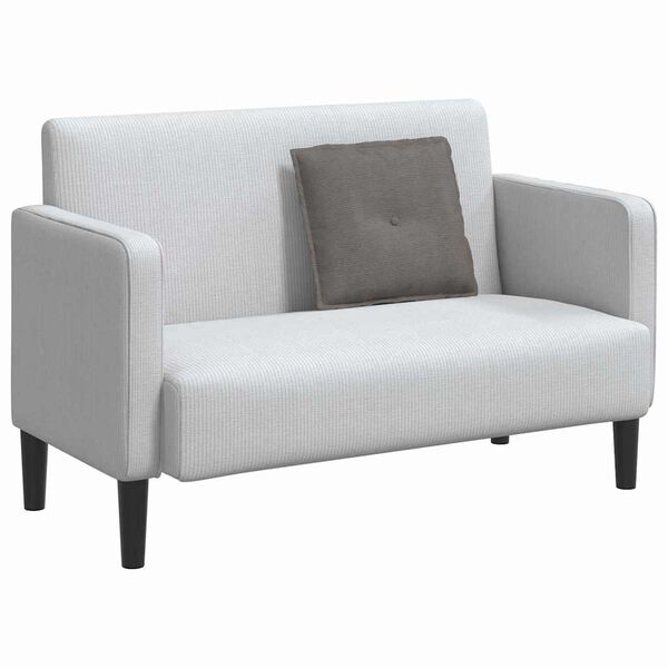 vidaXL Jastuk za leđa Svijetlo siva 50 x 45 cm Kordura tekstil