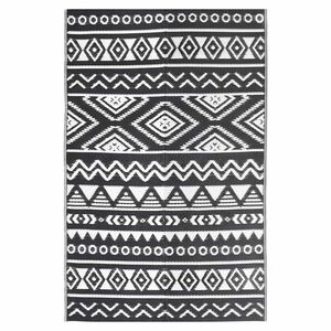 vidaXL Vanjski tepih ARAKIL crni 190 x 290 cm PP