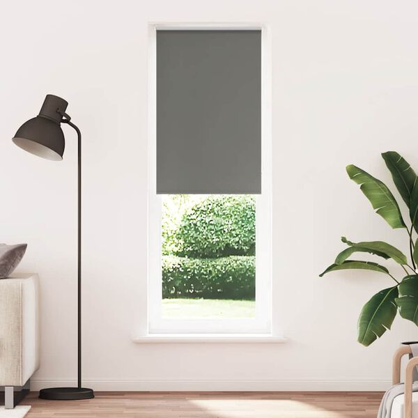 vidaXL Rolo zavjesa Blackout siva 70x230 cm &Scaron;irina tkanine 65,7 cm