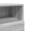 vidaXL Noćni ormarići 2 kom s 2 ladice siva sonoma 36x36x68 cm