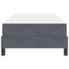 vidaXL Krevet s opruga kutije Tamno siva 90 x 220 cm tkanina