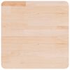 vidaXL Četvrtasta stolna ploča 50x50x2,5 cm netretirana hrastovina