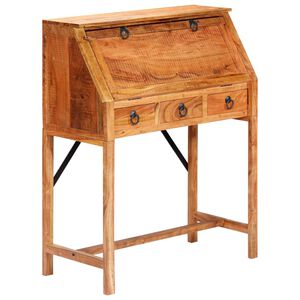 vidaXL Pisaći stol od masivnog bagremovog drva 90 x 40 x 107 cm