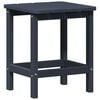 vidaXL Bocni stol Mornarsko plava 38 x 38 x 46 cm Polietilen