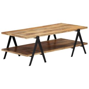 vidaXL Stolić za kavu od masivnog drva manga 115 x 60 x 40 cm