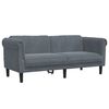 vidaXL 2-dijelni set sofa tamnosivi baršunasti