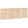 vidaXL Komoda 210 x 35 x 80 cm od masivne borovine