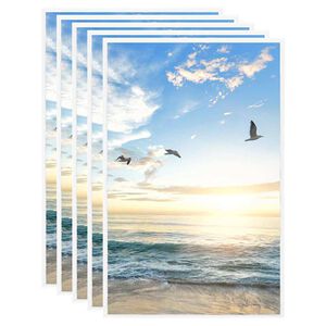vidaXL Okviri za fotografije 5 kom bijeli za zid ili stol 13x18 cm MDF