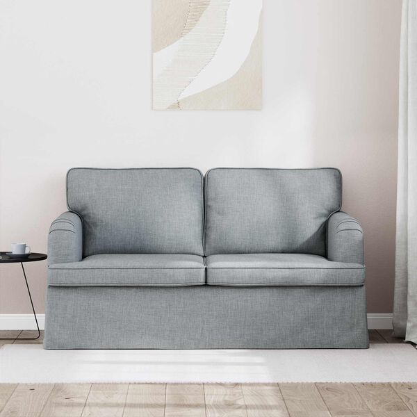 vidaXL Sofa Svijetlo siva 144 x 80 x 85 cm tkanina