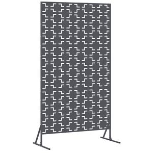 vidaXL Zaslon za privatnost Antracit 100 x 50 x 180 cm Čelik