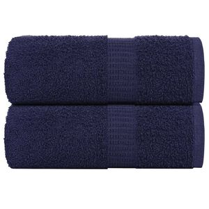 vidaXL Ručnici za pranje FROGN 2 kom. tamnoplave 30x30 cm 360 g/m&sup2;