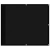 vidaXL Balkonski zaslon crni 90x800 cm 100 % poliester Oxford
