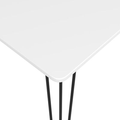 vidaXL Barski stol bijeli 120 x 60 x 105 cm