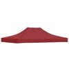 vidaXL Krov za &scaron;ator za zabave 4 x 3 m bordo 270 g/m&sup2;