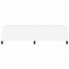 vidaXL Krevetna konstrukcija s madracem Bijelo 80 x 200 cm tkanina