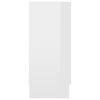 vidaXL Komoda sjajna bijela 120 x 30,5 x 70 cm konstruirano drvo
