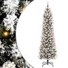 vidaXL Umjetno božićno drvce Bijela 240 cm PVC i Metal i Plastika