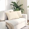vidaXL Jastučići za sofu 2 pcs Krema 60 x 40 cm Kordura tekstil