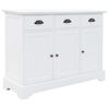 vidaXL Komoda s 3 vratima MDF i borovina 105 x 35 x 77,5 cm