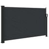 vidaXL Uvlačiva bočna tenda 120 x 600 cm crna