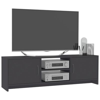 vidaXL TV ormarić od iverice sivi 120 x 30 x 37,5 cm