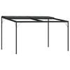 vidaXL Sjenica s krovom antracit 4 x 3 x 2,5 m od aluminija i čelika