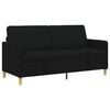 vidaXL Sofa s pohranom Crna 172 x 78 x 87 cm Poliester
