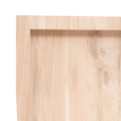 vidaXL Kupaonska radna ploča 140x60x(2-6) cm netretirano masivno drvo