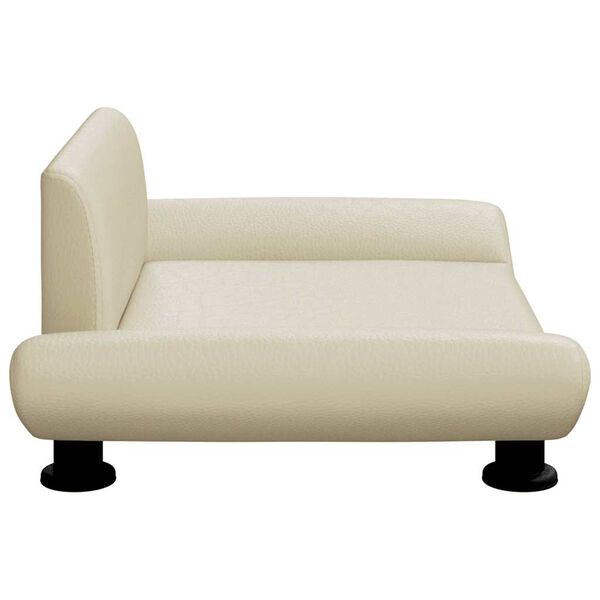 vidaXL Krevet za pse krem 70 x 45 x 28 cm od umjetne kože