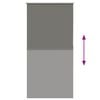 vidaXL Rolo zavjesa Blackout siva 65x150 cm &Scaron;irina tkanine 60,7 cm