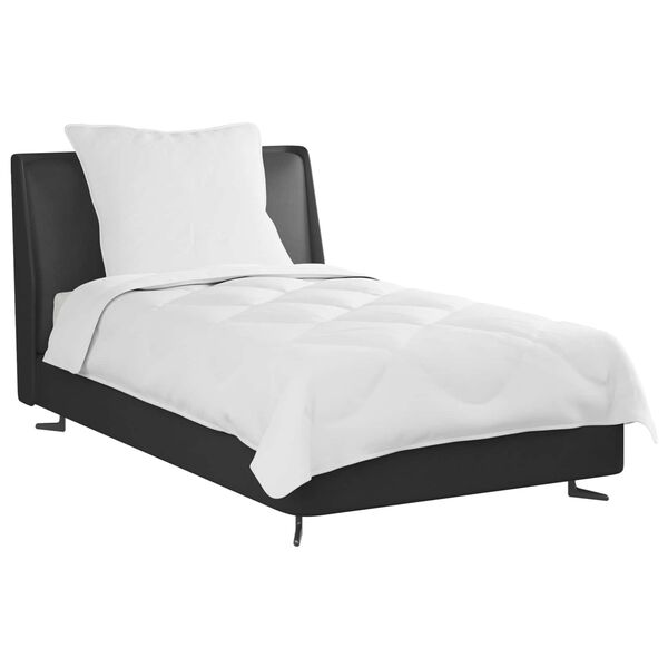 vidaXL Poplun s jastukom 2 pcs Bijelo Mikrovlakna