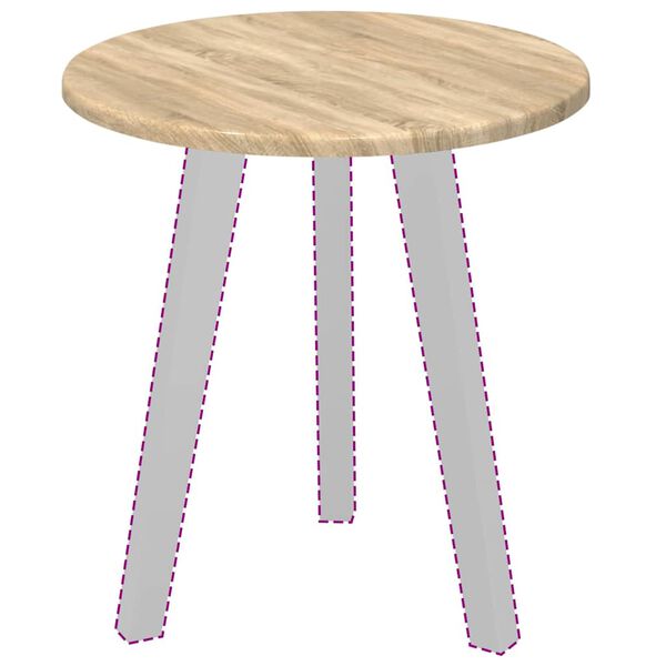 vidaXL Gornji dio stola sonoma hrast 40 x 40 x 1,5 cm