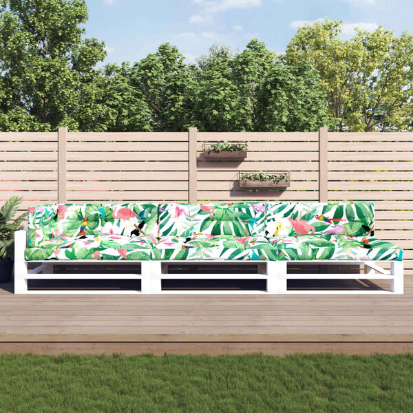 vidaXL Jastuci za palete 7 kom vi&scaron;ebojni od tkanine