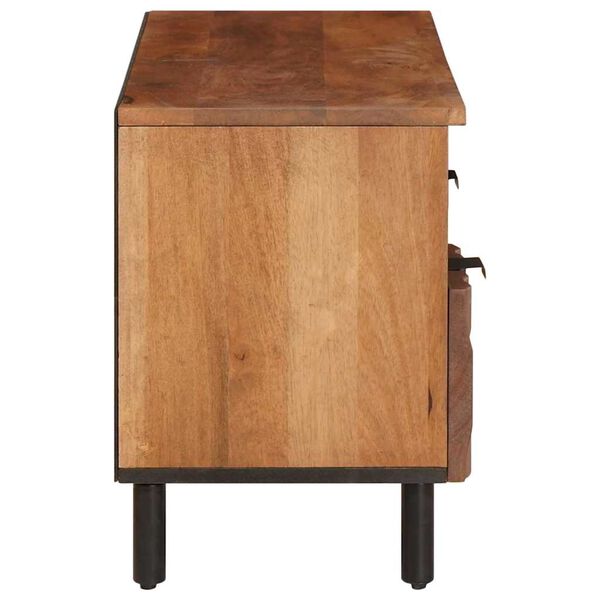 vidaXL TV ormar Fin&scaron; acacije smeđa 100 x 33 x 46 cm Čvrsto drvo manga