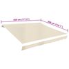 vidaXL Platno za tendu krem 450 x 300 cm