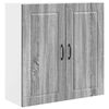 vidaXL Ormar za Zid PORTO Siva Sonoma 80 x 31 x 80 cm
