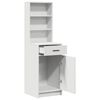 vidaXL Highboard Bijelo 40 x 40,5 x 135 cm Konstruirano drvo