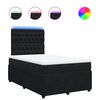 vidaXL Krevet box spring s madracem crni 120 x 190 cm bar&scaron;unasti