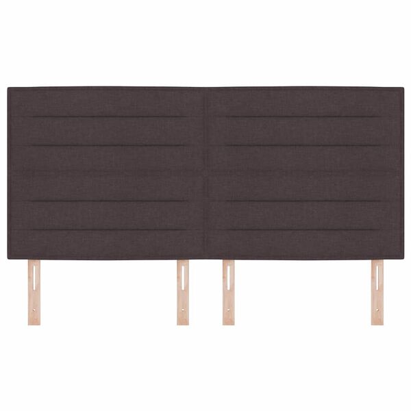 vidaXL Uzglavlje Tamno smeđa 180 cm tkanina