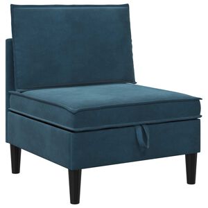 vidaXL Sofa s pohranom Plava Bar&scaron;un