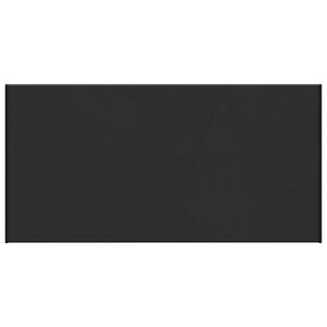 vidaXL Prozorska klupčica Crno s drvenim uzorkom 60 x 45 x 4,5 cm PVC