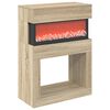 vidaXL Električni kamin Sonoma 64 x 30 x 87 cm Konstruirano drvo
