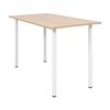 vidaXL Blagovaonski stol 120 x 60 x 73 cm boja hrasta i bijela